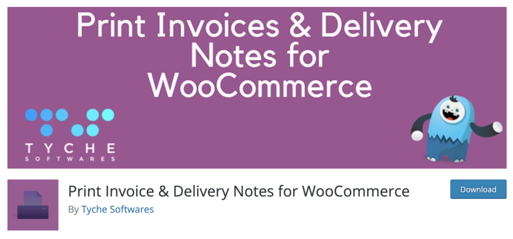 Print Invoice & Delivery Notes for WooCommerce