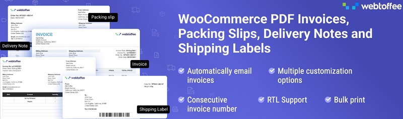 WooCommerce PDF Invoices, Packing Slips, Delivery Notes and Shipping Labels