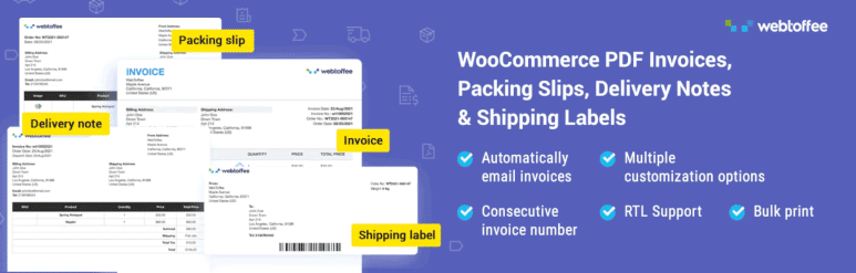 WooCommerce PDF Invoices plugin