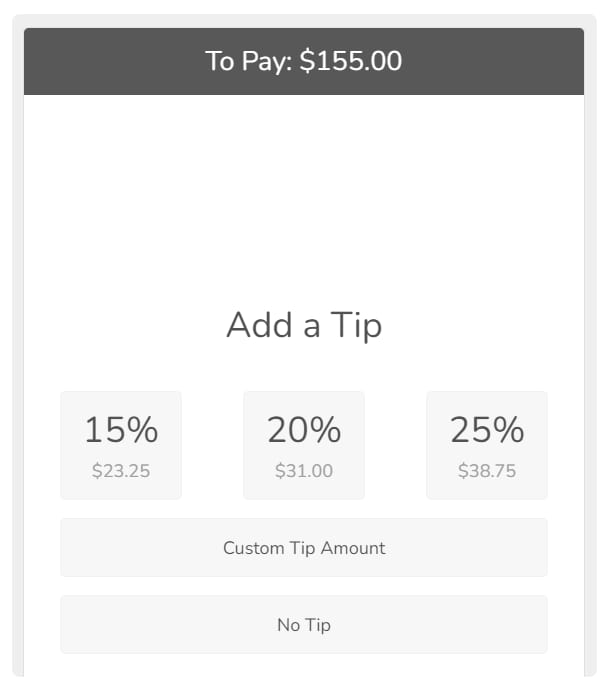 Add a tip page on the front end