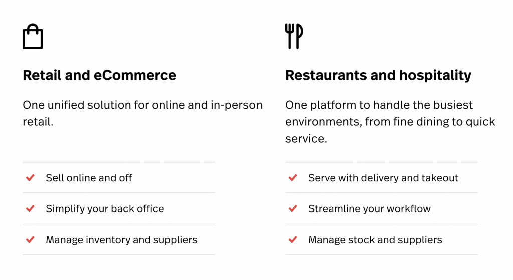 Lightspeed POS features