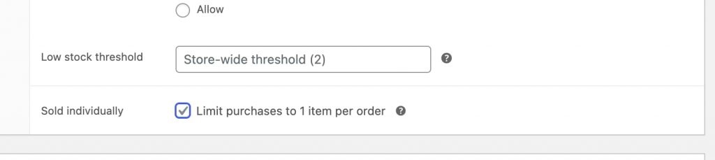Set a limit on the number of products that can be purchased in a single instance in WooCommerce.