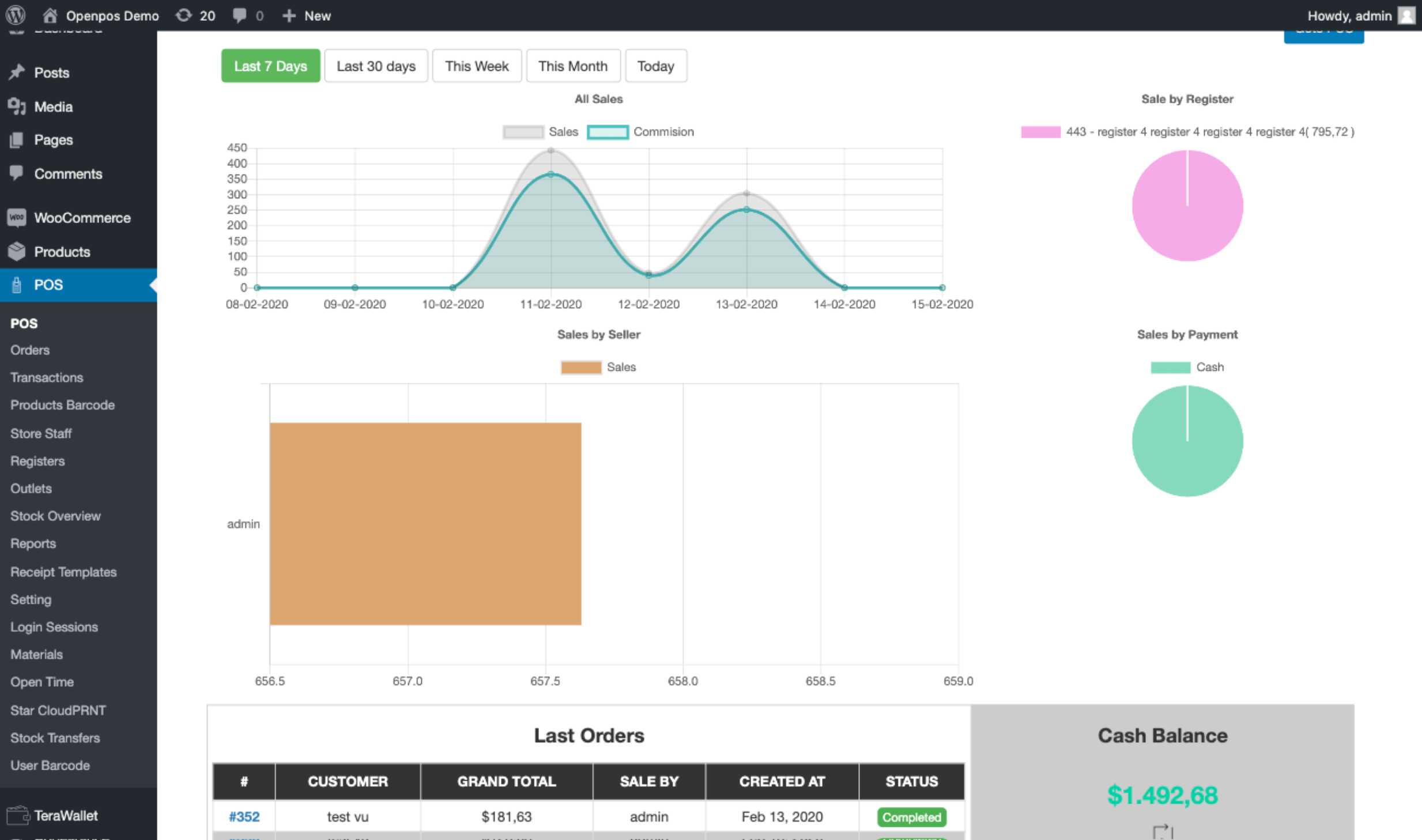 Openpos screenshot